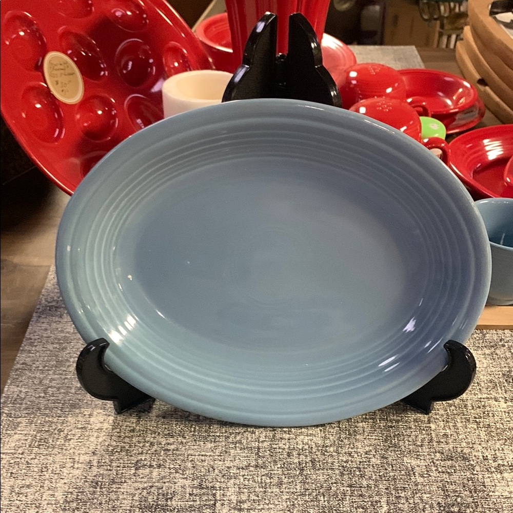 Fiesta Periwinkle (retired) Blue Oval Serving Platter